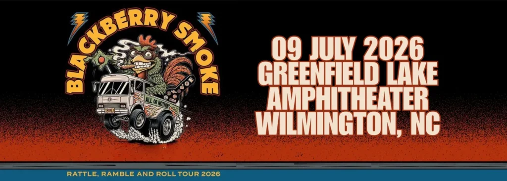 Blackberry Smoke at Greenfield Lake Amphitheater