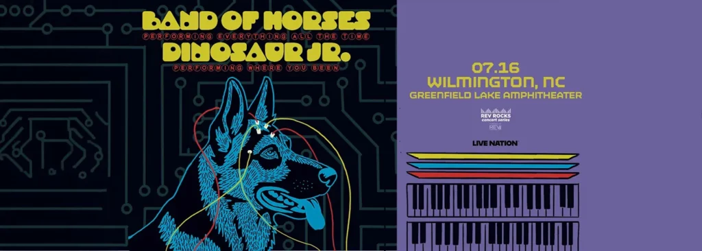 Band of Horses & Dinosaur Jr. at Greenfield Lake Amphitheater