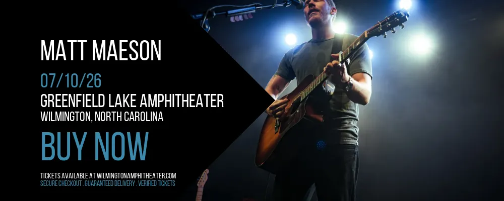 Matt Maeson at Greenfield Lake Amphitheater